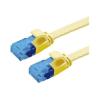 Value 21.99.2033 RJ45 síťové kabely, propojovací kabely CAT 6A U/UTP 3.00 m žlutá nestíněný, plochý, pozlacené kontakty 1 ks Value 21.99.2033 RJ45 síťové kabely, propojovací kabely CAT 6A U/UTP 3.00 m žlutá nestíněný, plochý, pozlacené kontakty 1 ks