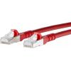 Metz Connect 1308451066-E RJ45 síťové kabely, propojovací kabely CAT 6A S/FTP 1.00 m červená s ochranou 1 ks Metz Connect 1308451066-E RJ45 síťové kabely, propojovací kabely CAT 6A S/FTP 1.00 m červená s ochranou 1 ks