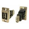 RS PRO Konektor USB, řada: FT Zásuvka/zásuvka, počet portů: 2portový, orientace těla: Rovný USB typu A na A, Panel USB RS PRO Konektor USB, řada: FT Zásuvka/zásuvka, počet portů: 2portový, orientace těla: Rovný USB typu A na A, Panel USB