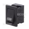 Kolébkový vypínač DS-850K-S-LY-K, 250 V / 3 A, ON-OFF