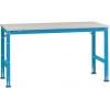 Manuflex AU6071.5012 Pracovní Přístavný stůl Univerzální standardní s Melaminplatte, Šxhxv = 1500 x 1200 x 760-870 mm, světle modrá (RAL 5012), deska /rám + 2 Manuflex AU6071.5012 Pracovní Přístavný stůl Univerzální standardní s Melaminplatte, Šxhxv = 1500 x 1200 x 760-870 mm, světle modrá (RAL 5012), deska /rám + 2