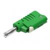 Electro PJP Zkušební vodič, 4 mm, 30V, 60 V, 36A, Zelená, Vnější, délka: 58.6 mm, pokovení kontaktu: Nikl Zástrčka Electro PJP Zkušební vodič, 4 mm, 30V, 60 V, 36A, Zelená, Vnější, délka: 58.6 mm, pokovení kontaktu: Nikl Zástrčka