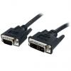 StarTech.com, A: Vnější DVI-A, VGA, B: Vnější 1 m Kabel DVI, Černá, Polyvinylchlorid