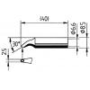 Ersa 0832GDLF pájecí hrot zkosený Velikost hrotů 14 mm Obsah 1 ks