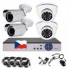 4CH 5MPx AHD kamerový set EONBOOM 2+2BD CCTV - DVR s LAN a 4x venkovní bullet/dome kamera