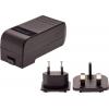 Egston 003920494 zásuvkový napájecí adaptér, stálé napětí, s adaptérem pro Evropu, s britským adaptérem, 24 V/DC, 1.25 A, 30 W