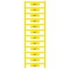 Group marker, Terminal markers, MultiCard, 33,3 x 8 mm, Polyamide, Colour: Yellow WAD 8 MC B GE/SW 1120470000 žlutá Weidmüller 48 ks Group marker, Terminal markers, MultiCard, 33,3 x 8 mm, Polyamide, Colour: Yellow WAD 8 MC B GE/SW 1120470000 žlutá Weidmüller 48 ks