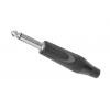 Amphenol Industrial Konektor jack, Kabel, Telefonní zástrčka, Pájecí Vnější, 1/4 in 2 10A barva Černá, orientace těla: