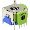 TRU COMPONENTS 98002C2 joystick 12 V/DC kovová páka pájecí piny 1 ks TRU COMPONENTS 98002C2 joystick 12 V/DC kovová páka pájecí piny 1 ks