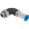 Festo Pneumatická armatura, řada: QSK, 186310, Nerezová ocel, Zásuvný 10mm, Vnější G 1/4 G Festo Pneumatická armatura, řada: QSK, 186310, Nerezová ocel, Zásuvný 10mm, Vnější G 1/4 G