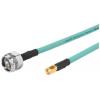 Koaxiální kabel, řada: N Type, RP-SMA IWLAN, Tyrkysová Polyethylenová pěna, vnější průměr: 6.3 mm OD 2 m 50 Ω Siemens S