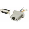 TRU COMPONENTS D-SUB adaptér D-SUB zásuvka 15pólová - RJ45 zásuvka 1 ks TRU COMPONENTS D-SUB adaptér D-SUB zásuvka 15pólová - RJ45 zásuvka 1 ks