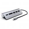 Satechi ST-TCHCRM USB Hub 3 porty USB-A, SD, microSD USB 3.0 5 GBit/s vesmírná šedá ST-TCHCRM