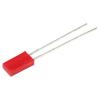 Kingbright LED s vývody červená hranatý 2 x 5 mm 5 mcd 110 ° 30 mA 2 V Kingbright LED s vývody červená hranatý 2 x 5 mm 5 mcd 110 ° 30 mA 2 V