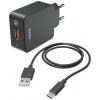 Hama USB nabíječka, 1x USB-C®, 19.50 W, černá