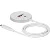 club3D bezdrátová indukční nabíječka 25 W Qi2 USB-C 25Wa CAC-3026 Výstup Qi standard bílá