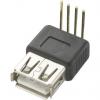 RS PRO Konektor USB, řada: CLB-JL Vnitřní, počet portů: 1portový, orientace těla: Rovný USB typu A, 5V, Průchozí otvor RS PRO Konektor USB, řada: CLB-JL Vnitřní, počet portů: 1portový, orientace těla: Rovný USB typu A, 5V, Průchozí otvor