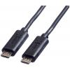 Roline USB kabel USB 2.0 USB Micro-B zástrčka 0.30 m černá stíněný 11.02.8307 Roline USB kabel USB 2.0 USB Micro-B zástrčka 0.30 m černá stíněný 11.02.8307