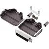 encitech DPPK25-BK-HDP44-K 6355-0011-03 sada D-SUB kolíkové lišty 180 ° Pólů: 44 pájecí kalíšek 1 sada