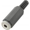 TRU COMPONENTS 718477 jack konektor 3.5 mm zásuvka, rovná Pólů: 4 stereo černá 1 ks TRU COMPONENTS 718477 jack konektor 3.5 mm zásuvka, rovná Pólů: 4 stereo černá 1 ks