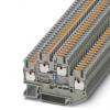 Phoenix Contact Svorkovnice pro komponenty 3210925, řada: PTTB, 500V Šedá 0.14mm², 4 mm² 2 Zásuvný
