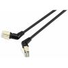 Renkforce RF-6071554 RJ45 síťové kabely, propojovací kabely CAT 8.2 S/FTP 1.00 m černá Zásuvné kontakty otočné o 360°, Zahnutý kabelový vývod 1 ks Renkforce RF-6071554 RJ45 síťové kabely, propojovací kabely CAT 8.2 S/FTP 1.00 m černá Zásuvné kontakty otočné o 360°, Zahnutý kabelový vývod 1 ks