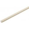 RS PRO Nylonová tyč Bílá, délka: 1 m x 22 mm v prům.