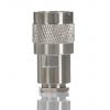 RS PRO Koaxiální konektor, řada: RS PRO Vnější, 50 Ω, orientace těla: Rovný, Kabel Konektor TNC Pájecí, 6GHz 165 °C -65