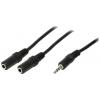LogiLink CA1046 jack audio kabel 0.20 m černá (matná) LogiLink CA1046 jack audio kabel 0.20 m černá (matná)