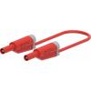 Electro PJP 2712-IEC-CD1-100R měřicí kabel banánková zástrčka 100 cm červená 1 ks Electro PJP 2712-IEC-CD1-100R měřicí kabel banánková zástrčka 100 cm červená 1 ks