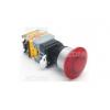 Ovládač stiskací hřibový DT22M-MLD11/RDAC/DC24V, otvor 22 mm, červený