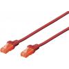 Digitus DK-1612-020/R RJ45 síťové kabely, propojovací kabely CAT 6 U/UTP 2.00 m červená kroucené páry 1 ks Digitus DK-1612-020/R RJ45 síťové kabely, propojovací kabely CAT 6 U/UTP 2.00 m červená kroucené páry 1 ks