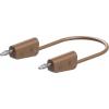 Stäubli LK-4N-F10 měřicí kabel 75 cm hnědá 1 ks Stäubli LK-4N-F10 měřicí kabel 75 cm hnědá 1 ks