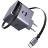 UGREEN X615 65W GaN Charger 1A1C nabíjecí adaptér, GaN, USB-C® zástrčka, USB-C® zásuvka, USB-A zásuvka, 65 W, QC 2,0, QC 3.0, QC 4+, Power Delivery 3.0, PPS,
