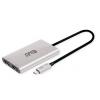 club3D Thunderbolt™ 3 adaptér [1x Thunderbolt™ trojzástrčka USB-C® - 2x zásuvka DisplayPort] CSV-1586 0.22 m