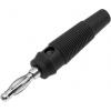 RS PRO Banánek, 4 mm, 30V, 24A, Černá, Vnější Šroubová, materiál kontaktu: Mosaz, délka: 55.8 mm, pokovení kontaktu: RS PRO Banánek, 4 mm, 30V, 24A, Černá, Vnější Šroubová, materiál kontaktu: Mosaz, délka: 55.8 mm, pokovení kontaktu: