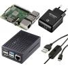 TRU COMPONENTS Pure Set Raspberry Pi® 3 B+ 1 GB 4 x 1.4 GHz vč. napájecího zdroje, vč. pouzdra