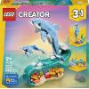 31385 LEGO® CREATOR 3 v 1 sada mořští živočichové: Krásná delfina (31385) 31385 LEGO® CREATOR 3 v 1 sada mořští živočichové: Krásná delfina (31385)