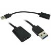 RS PRO Kabel USB do zásuvky IC Vnitřní, řada: RS PRO, A: USB typu C, 150 mm Vnější, Černá, B: USB typu A