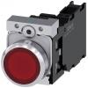 Siemens Tlačítkový spínač, řada: SIRIUS ACT 3SU11 IP66, IP67, IP69K SPST Deska Osvětlené 22 mm Červená 24V Siemens Tlačítkový spínač, řada: SIRIUS ACT 3SU11 IP66, IP67, IP69K SPST Deska Osvětlené 22 mm Červená 24V