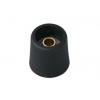 Knoflík potenciometru Černá 16 mm Průměr knoflíku 6.35 mm hřídel OKW A3116639 Kulatý hřídel Knoflík potenciometru Černá 16 mm Průměr knoflíku 6.35 mm hřídel OKW A3116639 Kulatý hřídel
