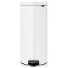 brabantia Newicon 11 17 85 Pedálový odpadkový koš, 30 l, ocel, (Ø x v) 293 mm x 679 mm, bílá, otevírání pedálem, 1 ks