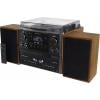 soundmaster MCD5600BR stereo systém gramofón, DAB+, FM, Bluetooth, CD, kazeta, USB, 2 x 5 W hnědá (vzhled ušlechtilého dřeva matná)