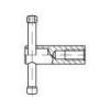 TOOLCRAFT 137874 křídlová matice M10 DIN 6307 ocel leštěný 1 ks TOOLCRAFT 137874 křídlová matice M10 DIN 6307 ocel leštěný 1 ks