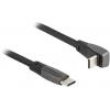 Delock Kabel USB-C USB 2.0 USB-C ® zástrčka, USB-C ® zástrčka 0.14 m černá 80750