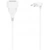 Hama 00223265 napájecí prodlužovací kabel, bílá, 3 m