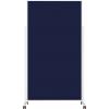 magnetoplan moderační tabule VarioPin (š x v) 100 cm x 180 cm plsť bílá, tmavě modrá oboustranně použitelné, včetně koleček, magnetické, nástěnka 1181114 magnetoplan moderační tabule VarioPin (š x v) 100 cm x 180 cm plsť bílá, tmavě modrá oboustranně použitelné, včetně koleček, magnetické, nástěnka 1181114