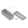 RS PRO Pouzdro, řada: RS PRO IP65 barva Světle šedá barva Průhledné Polykarbonát 190 mm 75 mm 75 mm Silikon RS PRO Pouzdro, řada: RS PRO IP65 barva Světle šedá barva Průhledné Polykarbonát 190 mm 75 mm 75 mm Silikon