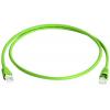 Telegärtner 100008463 RJ45 síťové kabely, propojovací kabely CAT 6A S/FTP 3.00 m zelená samozhášecí, s ochranou, párové stínění, dvoužilový stíněný, bez Telegärtner 100008463 RJ45 síťové kabely, propojovací kabely CAT 6A S/FTP 3.00 m zelená samozhášecí, s ochranou, párové stínění, dvoužilový stíněný, bez