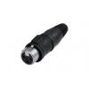Re-An Products Konektor XLR, barva Černá, počet kontaktů: 3, orientace těla: Rovný Vnitřní, pokovení: Cín, Nástrčkový Re-An Products Konektor XLR, barva Černá, počet kontaktů: 3, orientace těla: Rovný Vnitřní, pokovení: Cín, Nástrčkový